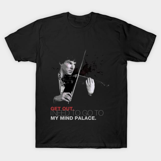 Sherlcok - Mind Palace T-Shirt by FanitsaArt